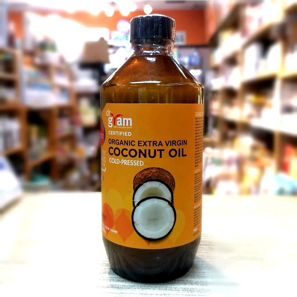Organic Extra-Virgin Coconut Oil (Cold-Pressed) 500ml