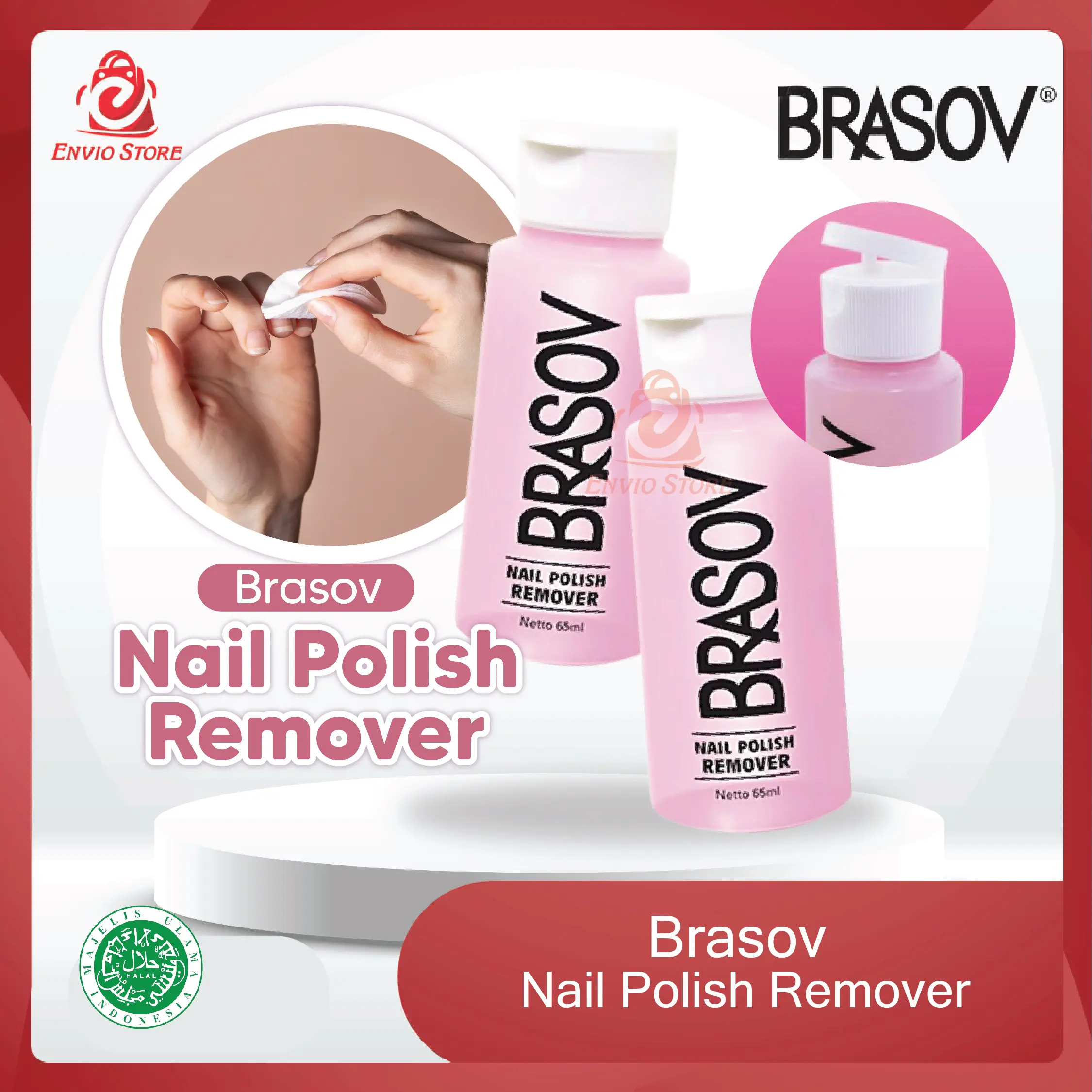 ENVIO - Brasov Nail Polish Remover 65ml