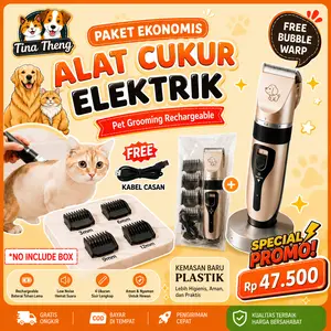 Cukur Bulu Anjing / Alat Cukur Bulu Kucing / Pet Clipper / Pencukur Bulu Kucing / Pet Clipper Grooming Hewan Pet Clipper Alat Cukur Anjing Kucing PROFESIONAL PET SCISSORS