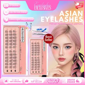 Beauty plan bulu mata palsu tanpa lem langsung tempel eyelash extension  glue free eyelash