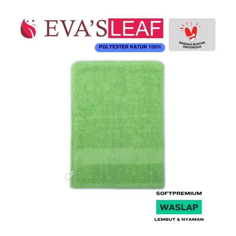 Waslap Premiumsoft Travelmate Eva's Leaf korean  exfoliating 3
