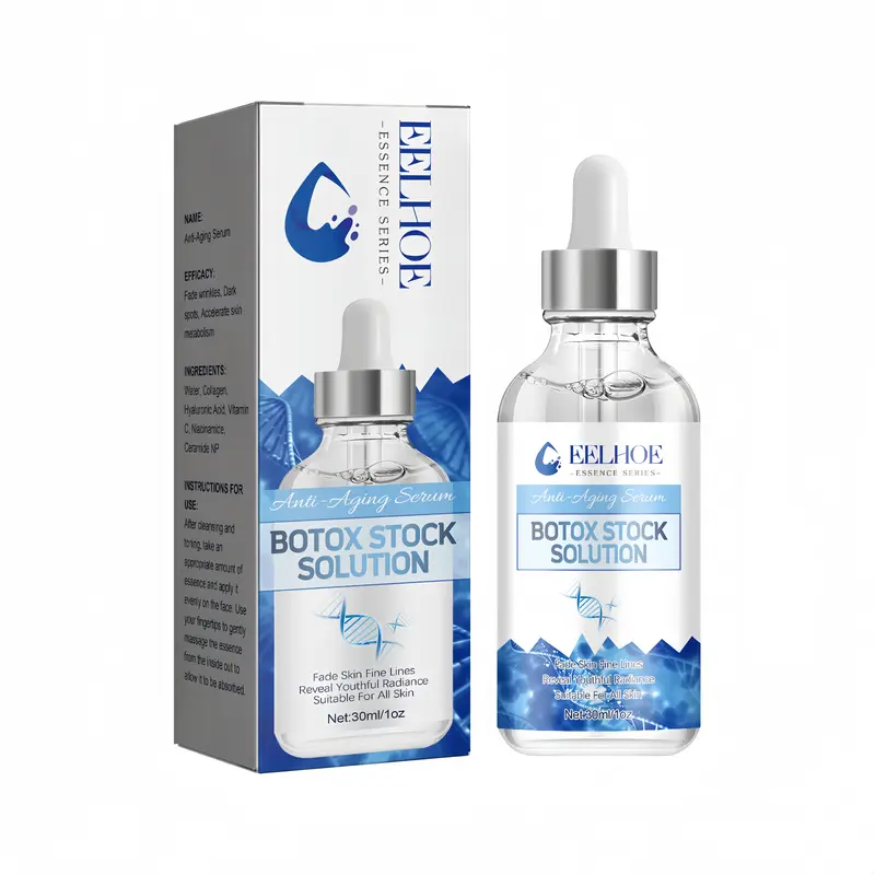 EELHOE Botox Stock Solution Facial Serum, Botox Stock Anti-Aging Serum, Promotes Skin Collagen, Reduces Fine Lines, Wrinkles, Plumps Skin 0