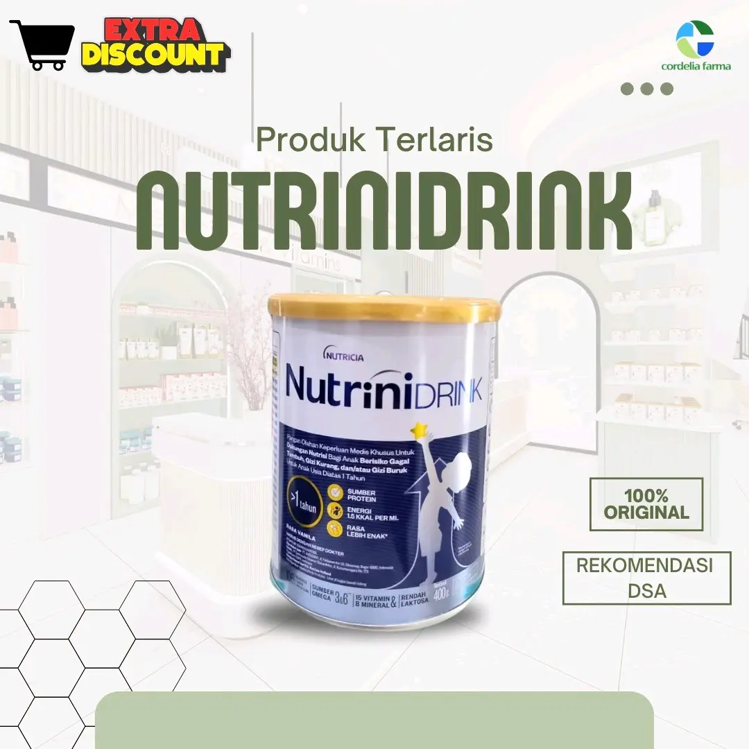 SUSU NUTRINIDRINK POWDER 400GR