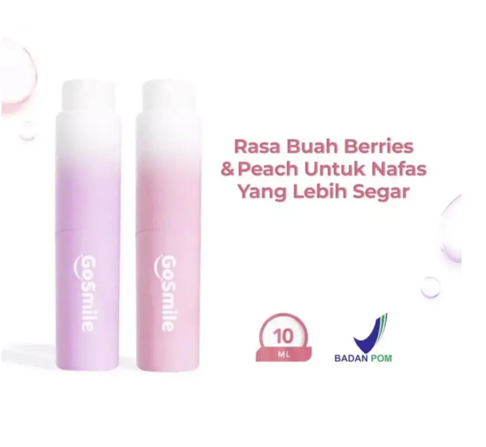 GO SMILE Bad Breath Go Away Mouthspray Penyegar Mulut Bau Gusi