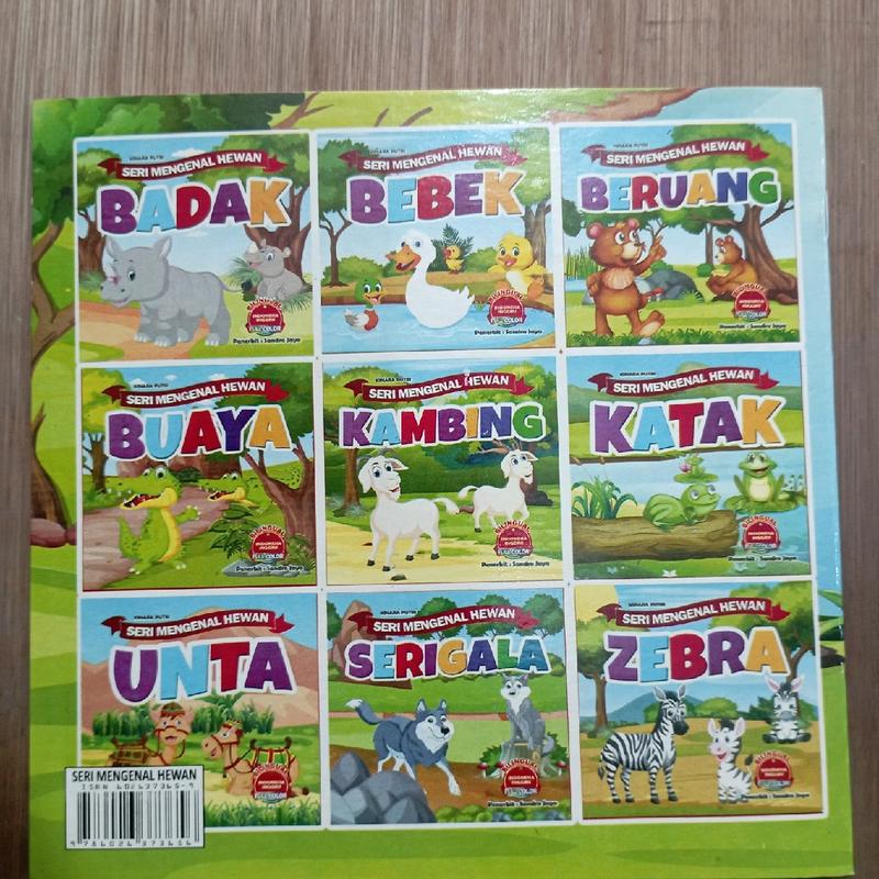 Buku Cerita Bergambar Seri Mengenal Hewan 2 Bahasa Bilingual Full Color - Kinara Putri - Pustaka Sandro Jaya - Books Anak 1