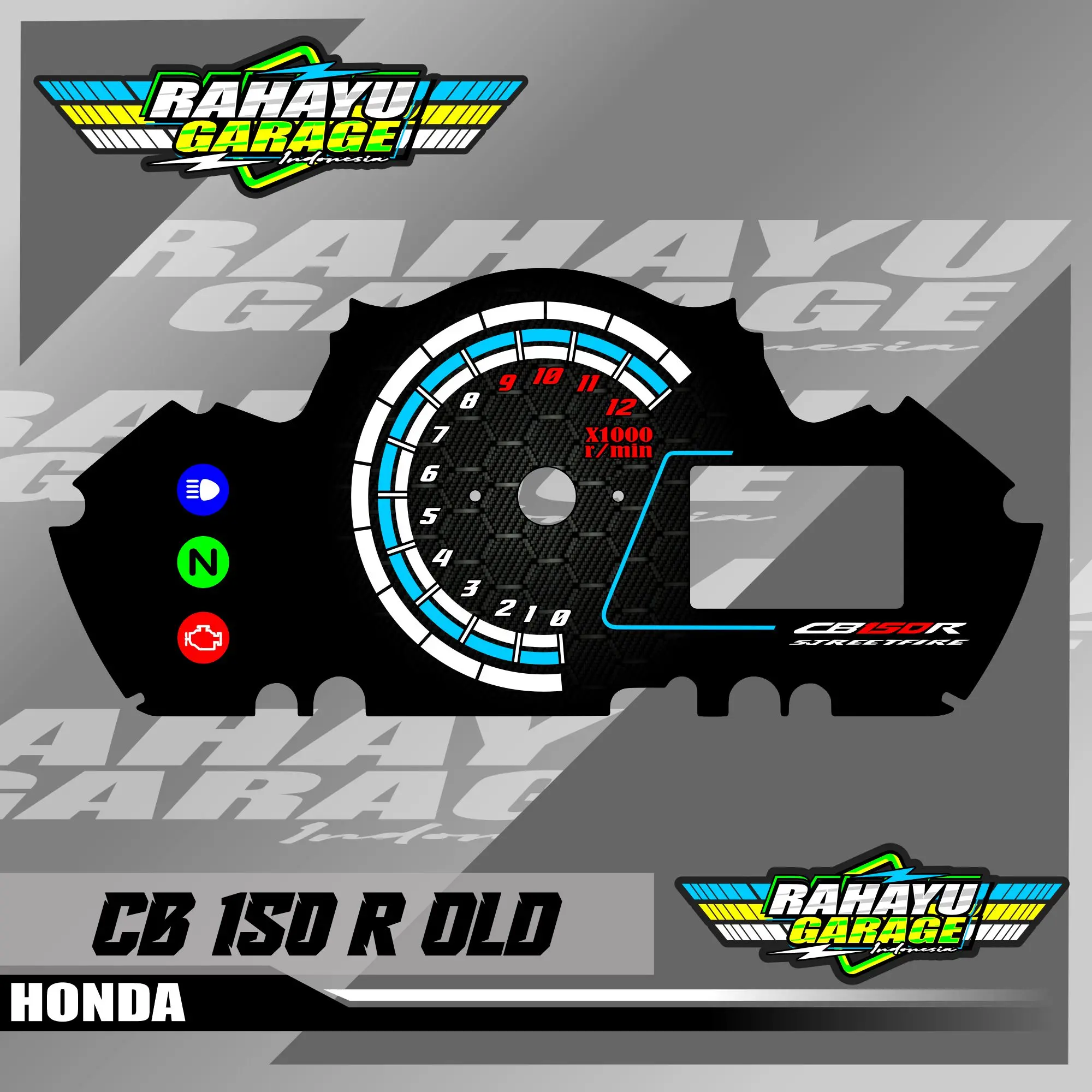 PAPAN SPEEDOMETER CUSTOM HONDA CB 150R OLD