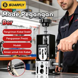 【Pengiriman 24 jam】SOARFLY Mesin Pengupas Kawat Kecil Manual Rumah Tangga Alat Pengupas Kawat Bahan Baja Pemotong Potong Kabel Wire Stripper