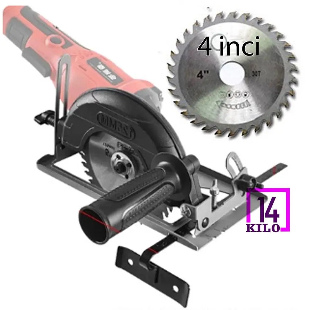 gratis 1 pcs mata pemotong kayu Dudukan Gerinda Tangan 100 - 125mm Stand Gerinda Adjustable Bracket Miring 45 Derajat