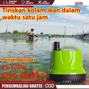 【Garansi 10 tahun】4200-8000L/H Pompa Air 10 Tahun Tidak Buruk Pompa Air Celup Aquarium 25w 50w 80w 100w Pompa Akuarium Pompa Air Aquarium Pompa Sumur Dangkal WATERPUMP POMPA CELUP AQUARIUM Pompa Air Kolam Ikan Pompa Kolam Ikan