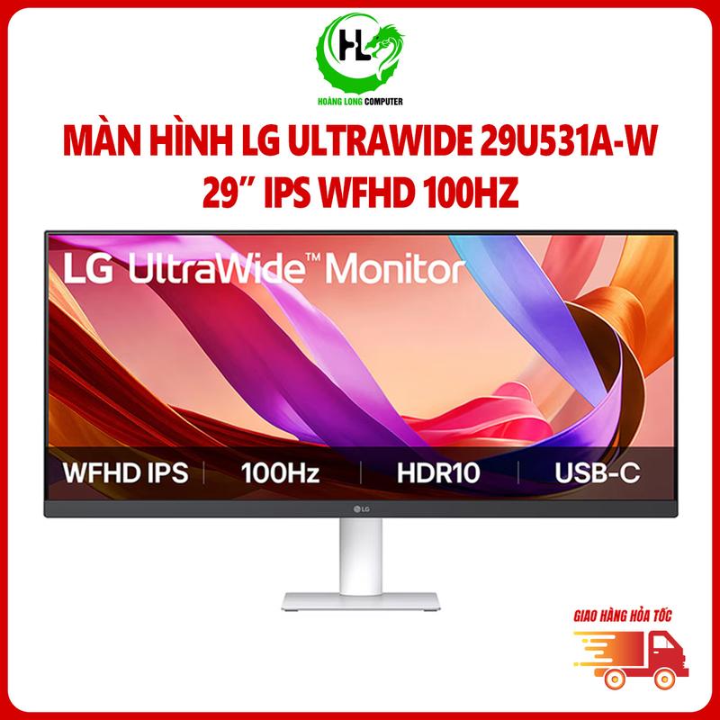 Màn Hình LG UltraWide 29U531A-W 29 inch IPS WFHD 2560x1080 100Hz 5ms USB TypeC Speaker - Hàng Chính Hãng