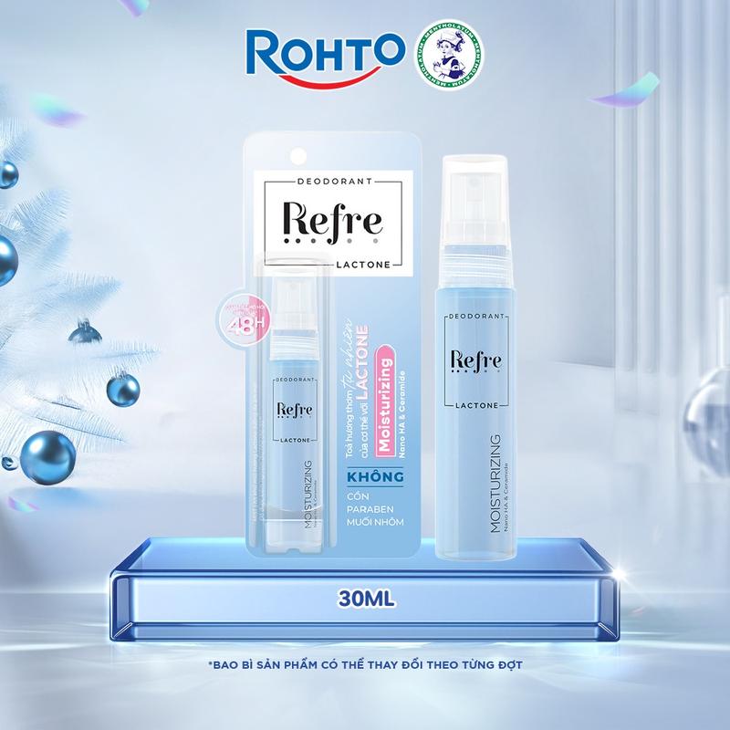 Xịt khử mùi khóa mùi tỏa hương thơm tự nhiên cơ thể Refre Lactone 30ml