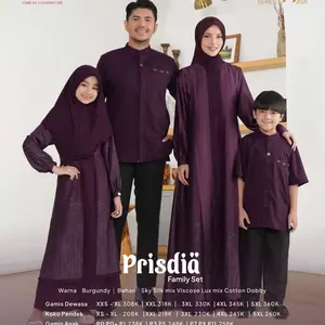 NIBRAS RAYYA PRISDIA BURGUNDY SERIES COUPLE KELUARGA 2026