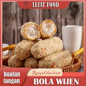 Kue wijen buatan tangan, cocok untuk  orang tua dan anak, jajanan sehat tanpa bahan tambahan, cita rasa lokal asli, renyah dan lezat, 1kg lapis legit
