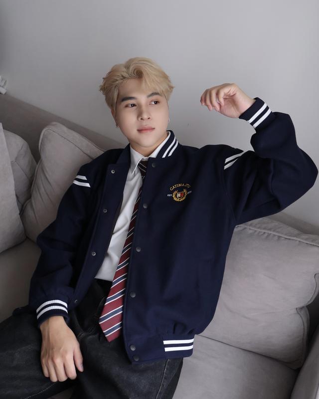 Catima x KOC KOL Áo Bomber Dạ kép 2 Lớp CATIMA Unisex Hotrend 2025 AV 51