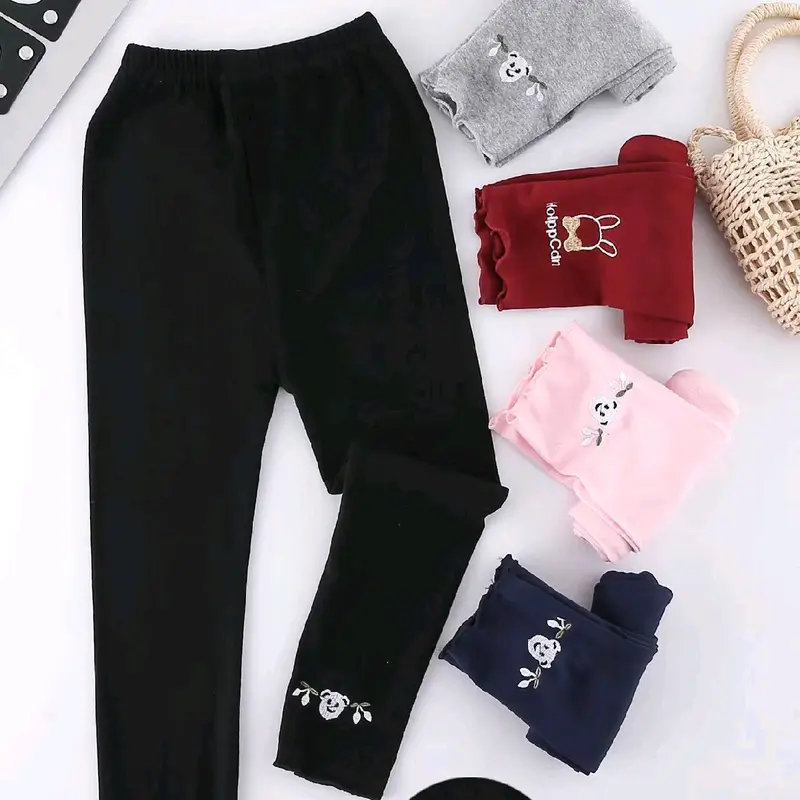Legiing anak import, untuk anak 1-5tahun Legging Katun Stretch 4