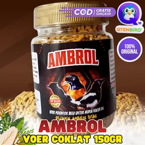 Ambrol Voer Coklat Perontok Bulu 145g Untuk Burung Murai Kacer Jaminan Ambrol Total