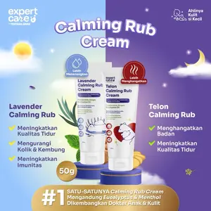 Expert Care Calming Rub Cream Imun Legakan Napas Perut Kembung Telon Cream Kolik Hangatkan Badan Menenangkan Tidur Bayi Anak Balsam Balsem Cream Krim Travel Mudik skincare lotion