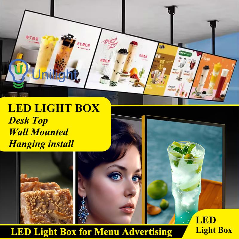 LED Lightbox Menu Board Poster Print untuk Papan Tanda Iklan - TikTok ...