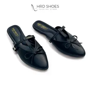 Flatshoes Wanita Pita Gesper Sol Karet / Sandal Wanita Pita Sol Karet