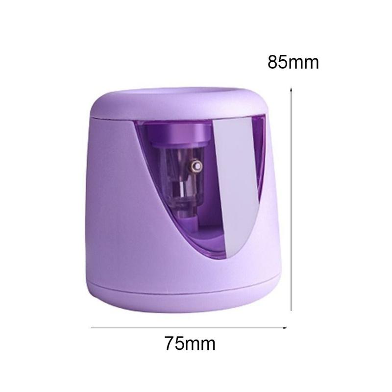 Cute Office School Supplies Battery/USB/Charging Cartoon Electric Pencil Sharpener Switch Automatic Creative Stationery Mechanical Tool 2