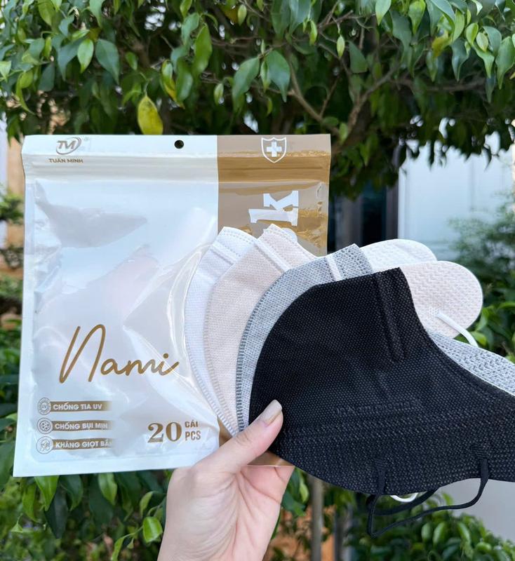  {KT 9A NAMI} - Combo 100 Chiếc Khẩu trang 9A NAMI 5 lớp Kháng khuẩn {45-85kg} Che phủ kín khuôn mặt Chông nắng và tia UV tốt 