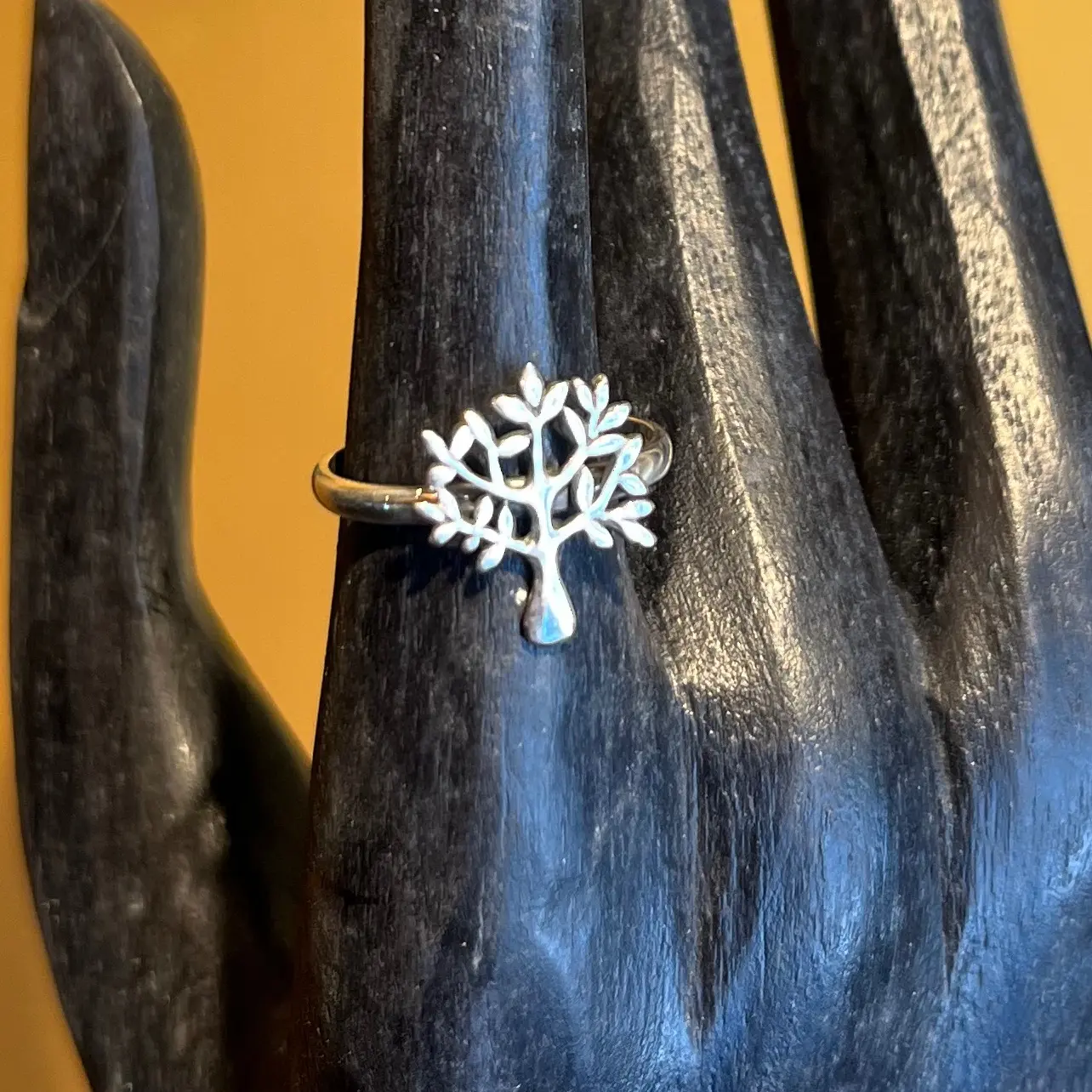 Black Lotus Cincin Tree Perak Premium 925