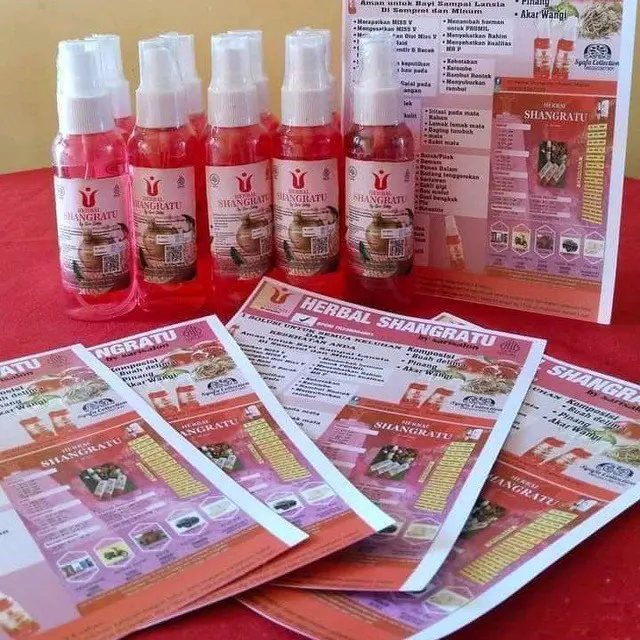 [ Paket Reseller = 5 ] Herbal shangratu by Sari salon Official 100ml - Original Bergaransi - Distributor Resmi Surabaya Perawatan Tubuh 3