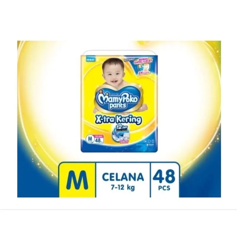 Popok Bayi Mamypoko Jumbo Ukuran M Isi 48 Kering