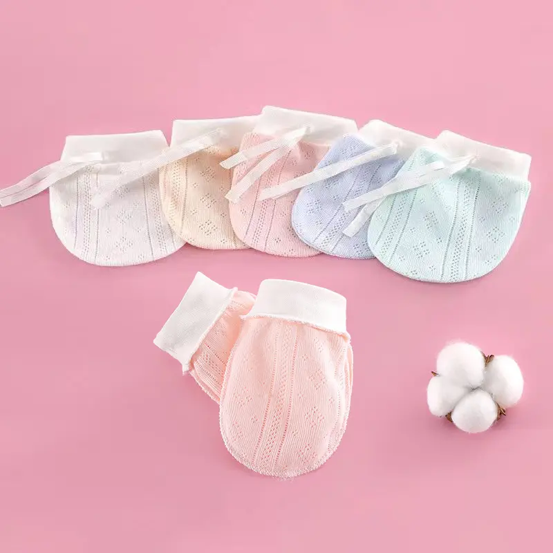 Găng Tay Bông Cho Em Bé Mềm Mại Và Thoáng Khí, Chống Trầy Xước, Thích Hợp Cho Trẻ Sơ Sinh, Găng Tay, Găng Tay Mặt 6