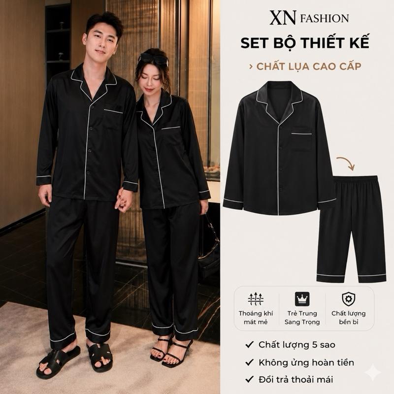 XN_Fashion Bộ Ngủ Pijama Nam Dài Thiết Kế 04 Mẫu Mới Nhất Chất Lụa Cao Cấp Không Nhăn Size S-3XL Thoải Mái Sang Trọng