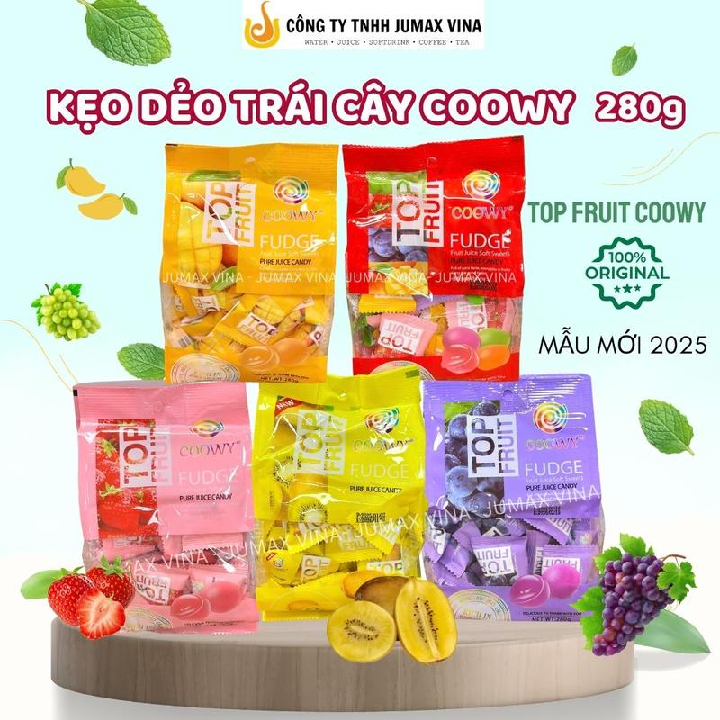 Kẹo dẻo trái cây Coowy TOP FRUIT COOWY xoài, hỗn hợp 280g 0