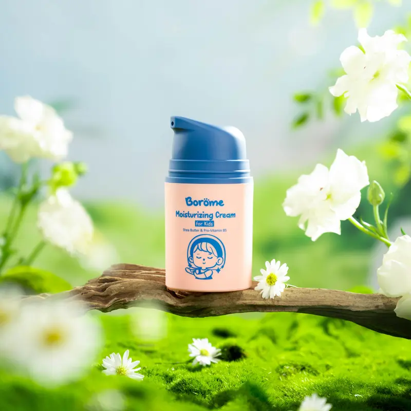 Kem chống nắng, Kem dưỡng ẩm, Sữa rửa mặt dạng bọt cho bé Borome thành phần lành tính, an toàn, dịu nhẹ 7