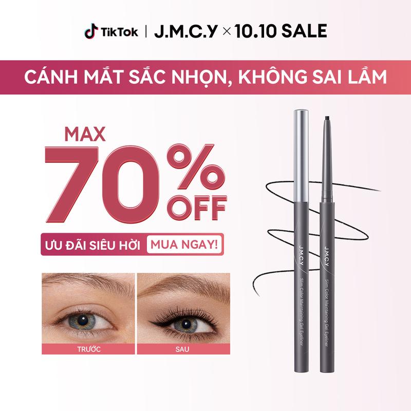 Bút Kẻ Mắt Dạng Gel Mỏng Và Lâu Trôi, JMCY, Không Thấm Nước Và Chống Nhòe, Sắc Tố Cường Độ Cao, Đầu Chính Xác, Để Kẻ Mắt Đậm Và Định Dấu, Đeo Cả Ngày