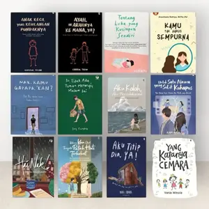 Buku Novel Bebas Pilih Judul - Anak Kecil Yang Kehilangan Pundaknya - Ayah Ini Arahnya Kemana Ya - Tentang Luka Yang Kusimpan Sendiri - Kamu Tak Harus Sempurna - Nak Kamu Gapapa Kan - Ibu Aku Nggak Sekuat Itu - Nanti Juga Sembuh Sendiri Dll Habits