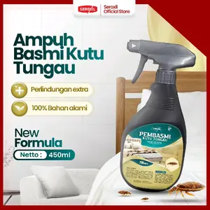Seroxil Pembasmi Anti Kutu Tungau Kasur Sofa Gudang 470ml Tanpa Aerosol