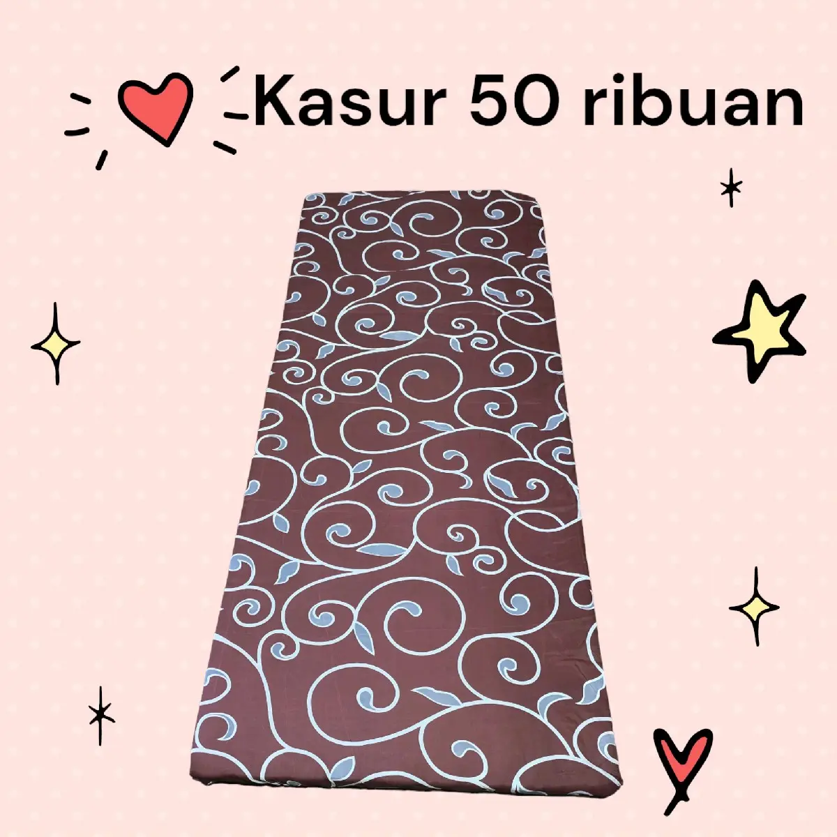 Kasur Lipat 50 Ribu Murah Meriah COD Minimalis Bantal