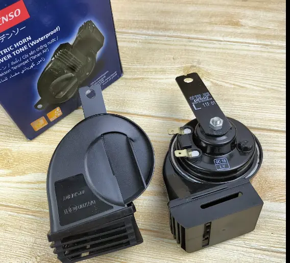 Klakson Keong KLAKSON MOTOR DAN MOBIL Waterproof 12Volt Model Keong KLAKSON KEONG Universal - Hitam Car Bus Kabel 4