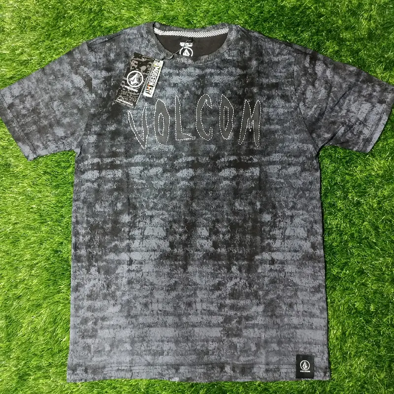 kaos hitam full print bahan katun import ful print 0