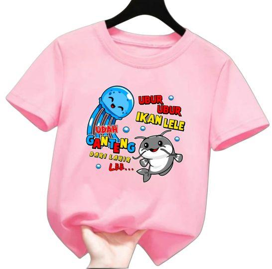 Product Introduction of Baju Kaos Anak Ubur Ikan Lele - Fashion Anak Perempuan Laki Cowok Cewek, Bahan Halus dan Lembut 15