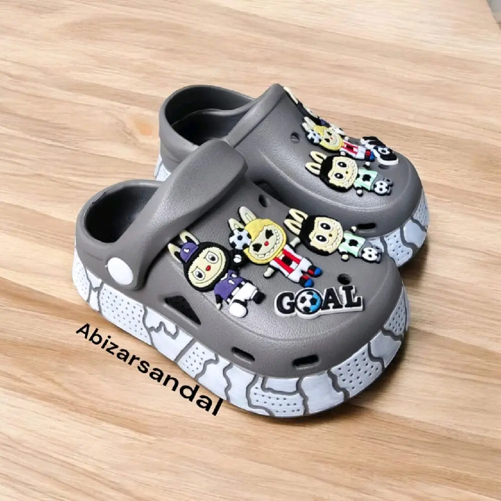 Sandal Baim Anak Laki Laki 2-8 Tahun Motif Labubu FDR069 Sandal Anak Viral Anti Slip Empuk