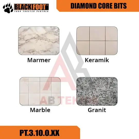 Diamond Core Bits - Mata Bor Granit, Marmer, Keramik, Marble, dan Kaca 3
