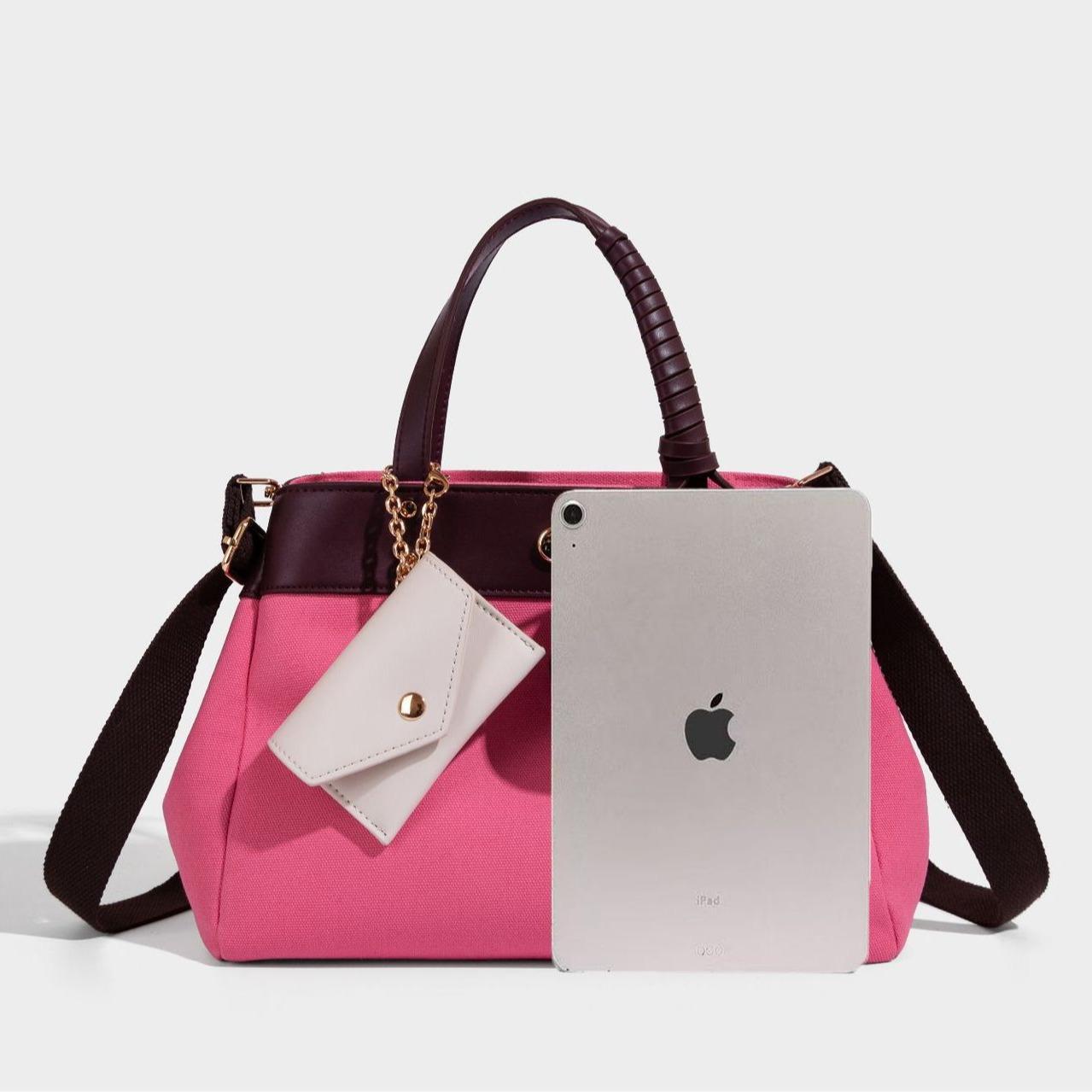 Envoy canvas satchel Tas Wanita Top Handle Tas cantik Tas Selempang