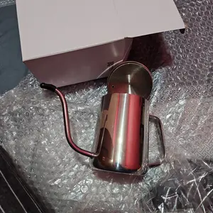 Teko Kopi Leher Angsa 350ml 500ml 600ml 650ml Drip Kettle Cup V60 Cerek Pemanas Air Stainless 304