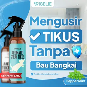 Wiselie Semprotan Pengusir Tikus Alami Obat Pengusir Anti Tikus Ampuh dengan Formula Aromatic Spray Melindungi Rumah dari Tikus Secara Alami Aman untuk Keluarga Tidak Beracun Efektif di Dalam dan Luar Ruangan Tahan Lama Cairan