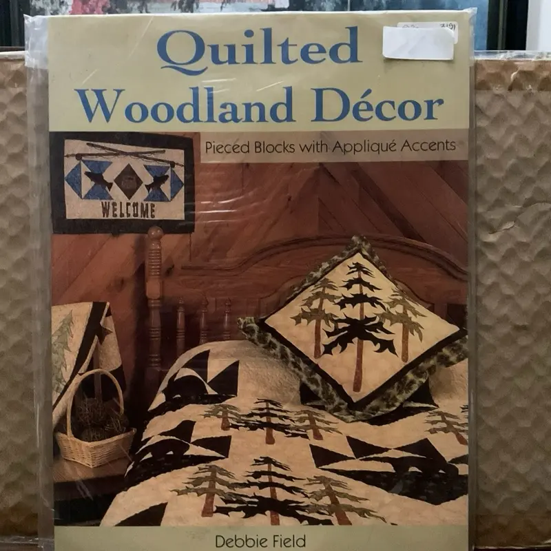 2022 - 110 Quilting book Quilted woodland decor
