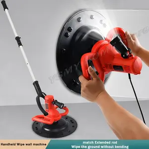 Hand-held Electric Wall Grinding Machine Concrete cement pavement troweling machine Compacting and polishing plastering tool - Host and Accessories