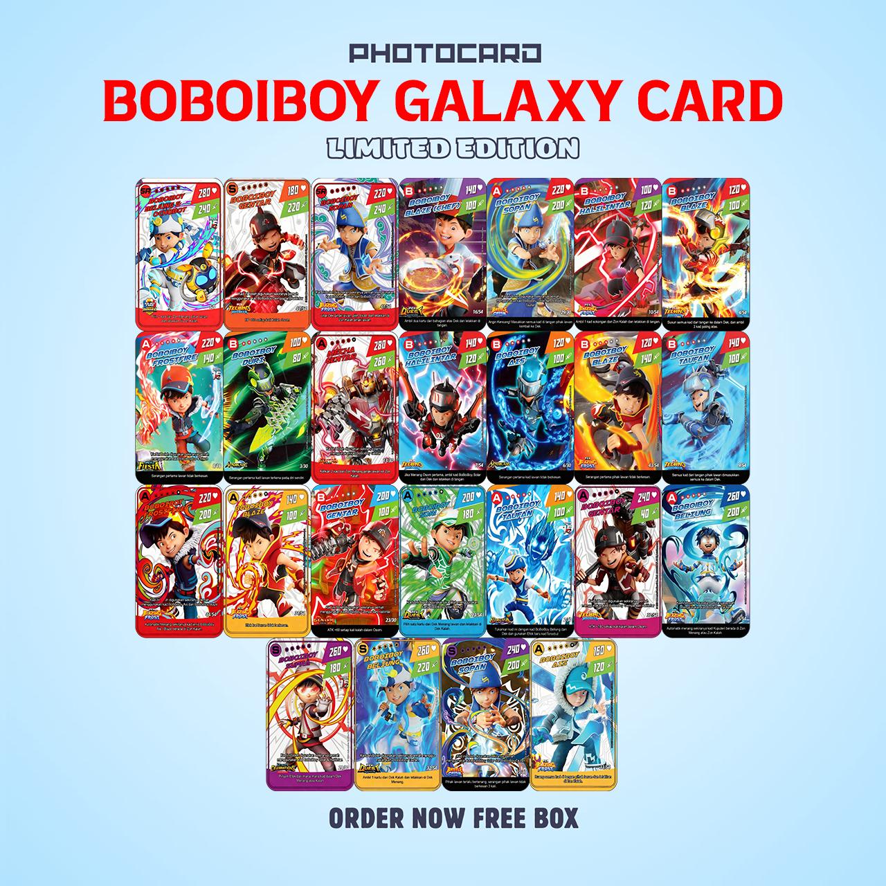 BOBOIBOYV MONSTA GALAXY CARD PREMIUM BOBOIBOYV MONSTA GALAXY CARD PREMIUM