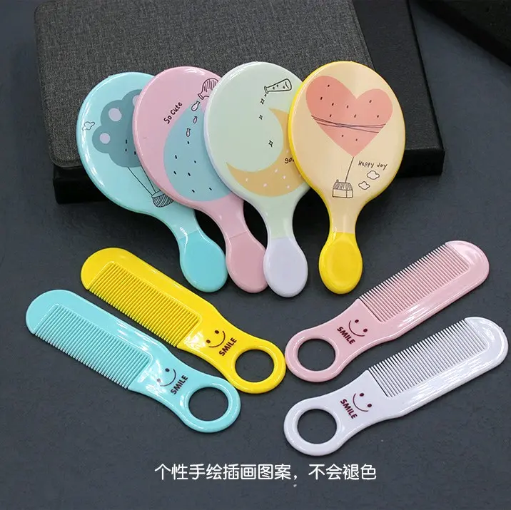 Kaca dan sisir set -  cermin mini set  sisir / kaca gagang kecil / kaca make up Ledi mart 5
