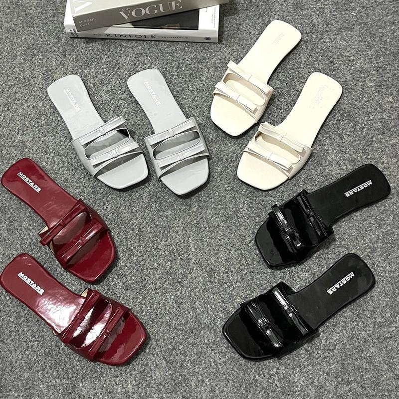RENATA Sandal Pita Wanita Sandal Tali Pita Flat Sandal Teplek Pita Terbaru 1