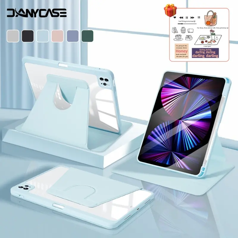 thumbnail image 2 of 360 Rotating Stand Kids Silicone Case For IPad (Multiple Generations) – Shockproof, Anti-Scratch, Flexible – Fits 7.9″ To 10.9″ 2 of 5